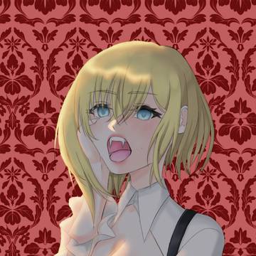 vampire girl blood