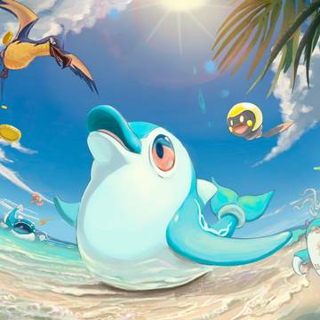 海で遊ぶぞ！