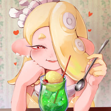 フウカちゃんにレトロなクリームソーダとか飲んでほしい😌💕