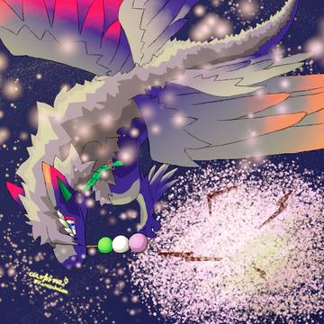 【ファンアート】お花見ろあさん
