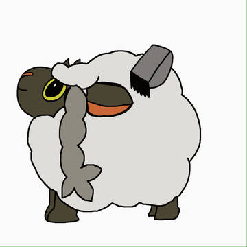 Wooloo Shearing [Gif]