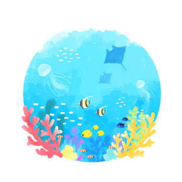 海のサンゴ礁