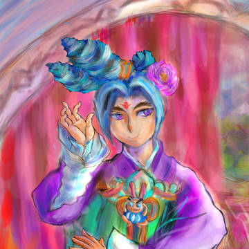 ダルマの帯留め