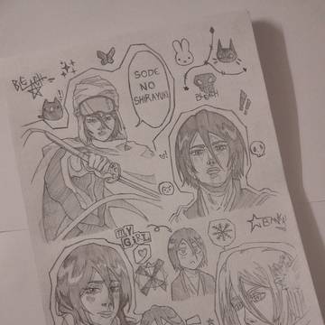 Kuchiki Rukia in my artstyle