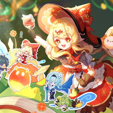 盛宴怎么可以没有小魔女！大家一起来炸鱼吧><!!（
