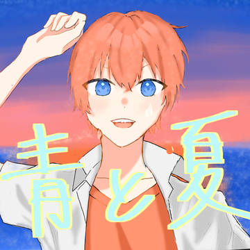歌ってみたサムネイル風イラスト