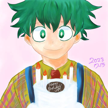 いずくHBD💚🤍
