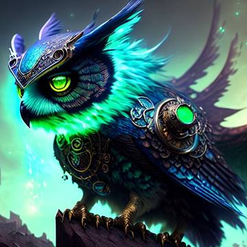 epic owl dragon