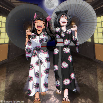 さぞや お月さん 煙たかろ~