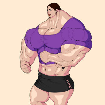 巨大な女性