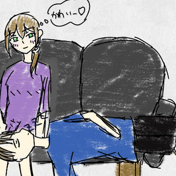 母性の塊による膝枕