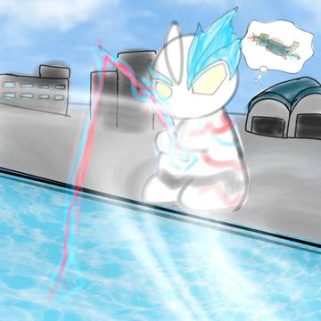 怪獣釣り