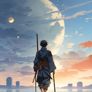 Shinobi walking on water