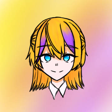泡沫リンさんを描きました