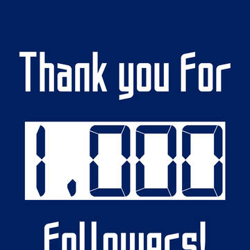 フォロワー様1000人突破！