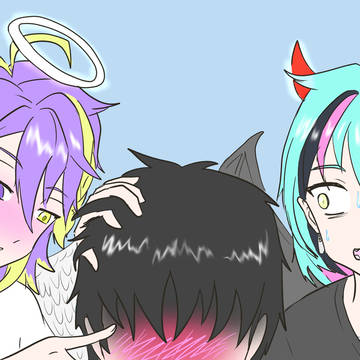 angel and devil at your shoulder