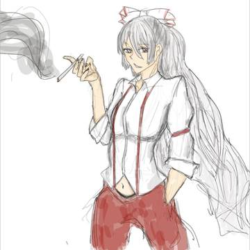 喫煙妹紅ｻﾝ
