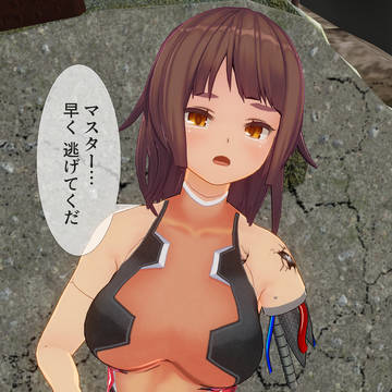記憶ディスク破損ロボ娘