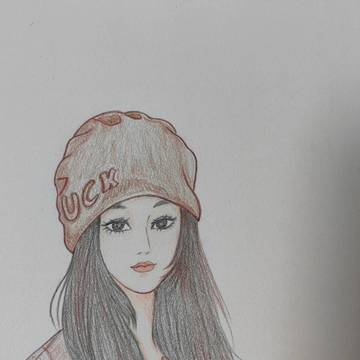 4枚の女の子の作品
