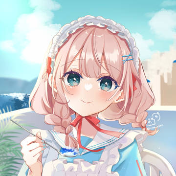 かき氷と看板娘