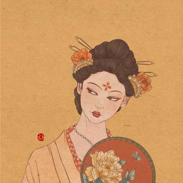 古代中国の唐の女性