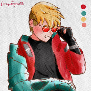 Vash the Stampede "watercolor"