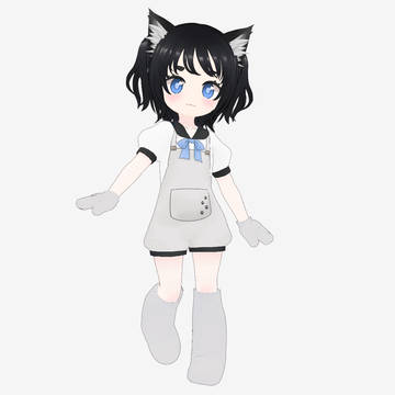 【VRoid】黒猫ちゃん