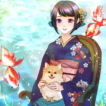 ご主人様と金魚