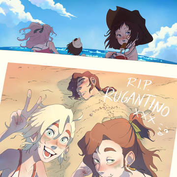 Masks at the beach