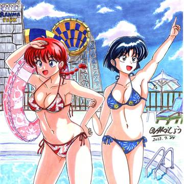 プールサイドのおさげの女 Part.3