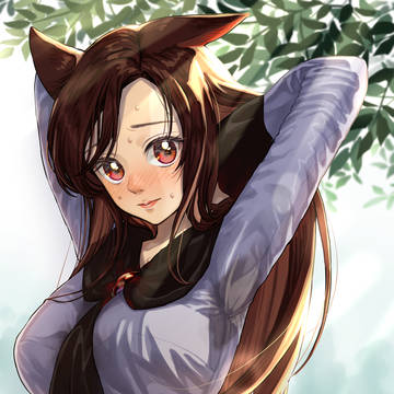 恥ずかしさに固まる影狼ちゃん