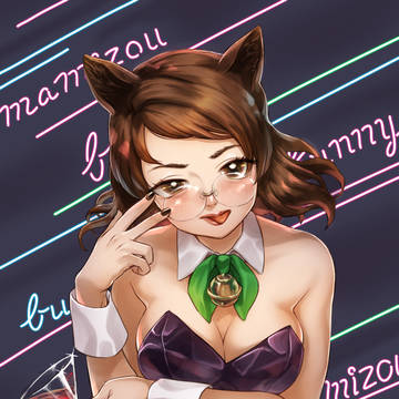 バニースーツ×マミゾウさん