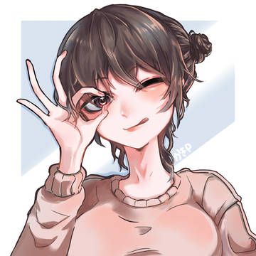 【一次創作】おんなのこ イラスト