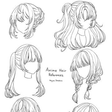 Anime Hair References (Part 2)