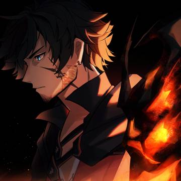 Set ablaze