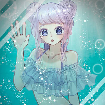 海底の女の子