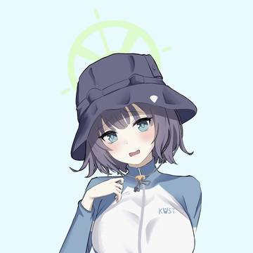 ブルアカ　水着サキ