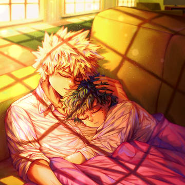 BakuDeku sleep