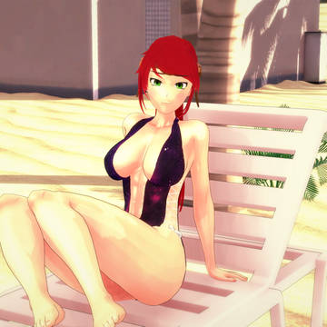 Pyrrha's Day at the Beach