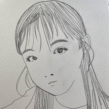 最近描いたモノクロイラスト