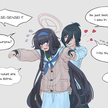 Ui and Sensei 2-panel