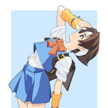 謎ポーズの若葉ひなたさん