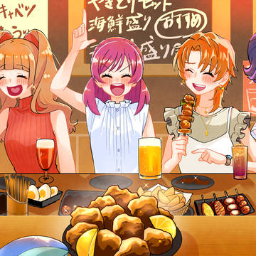 唐揚げ大盛にけって~い!
