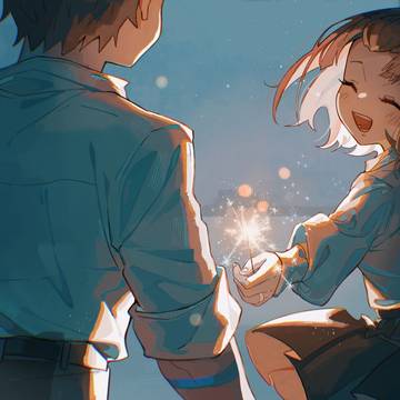 「属于两个人的小小烟花」