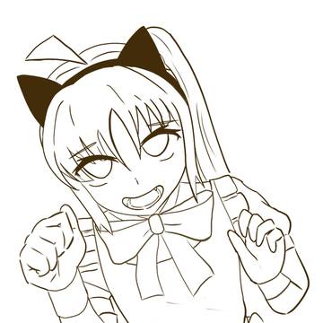 猫耳メイド虹夏ちゃんを描きたかった