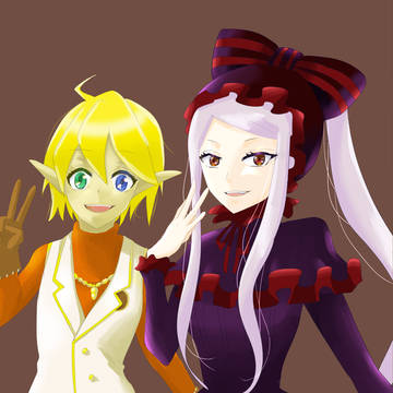 シャルティアとアウラ