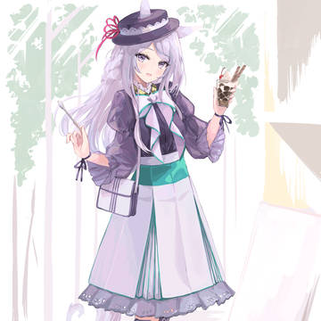勝負服アレンジ大正レトロコーデマックイーン
