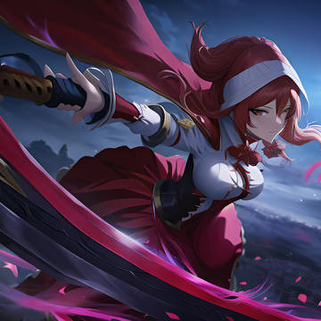 Ruby Red little childhood