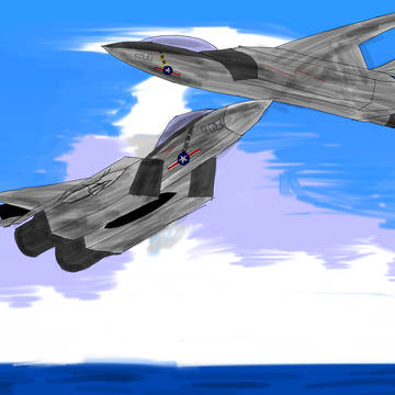 F-15N＆F-14A