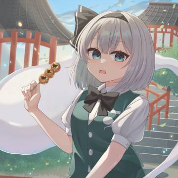 お団子休憩妖夢ちゃん